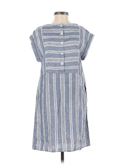 Pre-owned Caslon Casual Dress In Blue