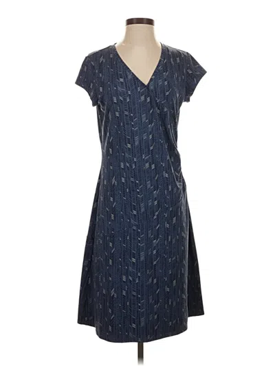 Pre-owned Caslon Casual Dress In Blue
