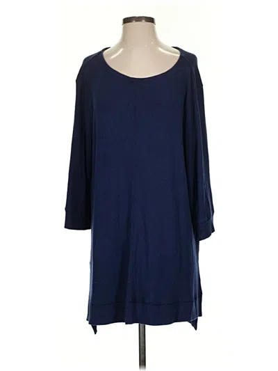 Pre-owned Caslon Casual Dress In Blue