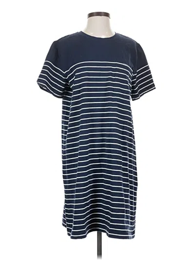 Pre-owned Caslon Casual Dress In Blue