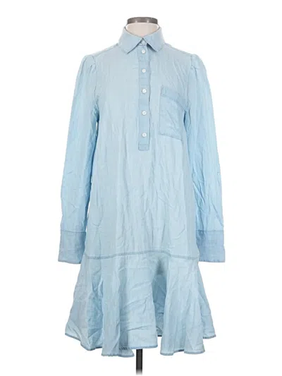Pre-owned Caslon Casual Dress In Blue