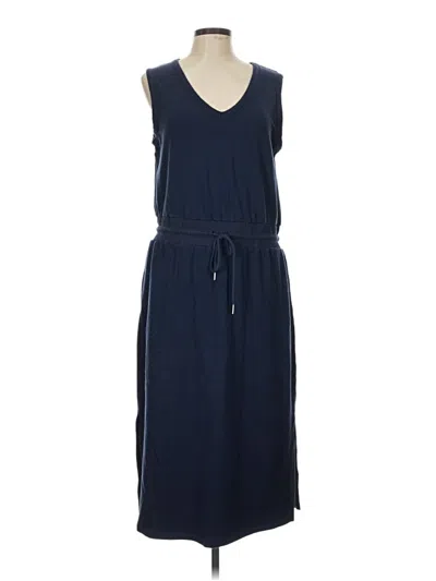 Pre-owned Caslon Casual Dress In Blue