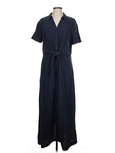 Pre-owned Caslon Casual Dress In Blue