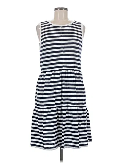 Pre-owned Caslon Casual Dress In Blue