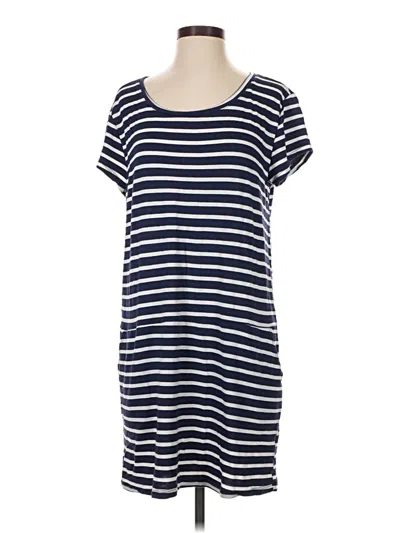 Pre-owned Caslon Casual Dress In Blue