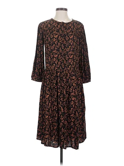Pre-owned Caslon Casual Dress In Brown