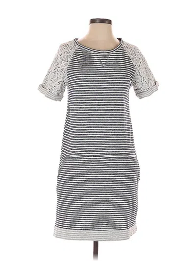 Pre-owned Caslon Casual Dress In Gray