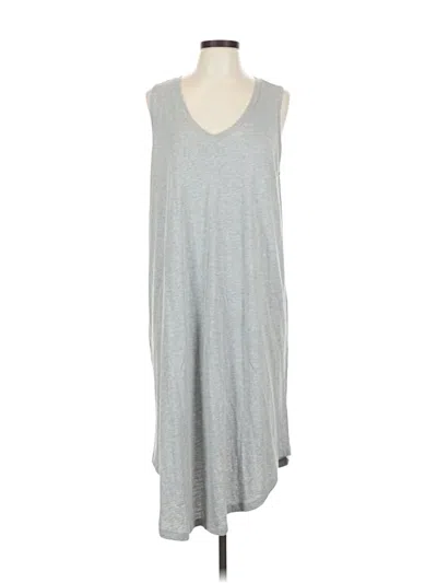 Pre-owned Caslon Casual Dress In Gray