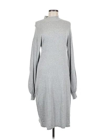 Pre-owned Caslon Casual Dress In Gray