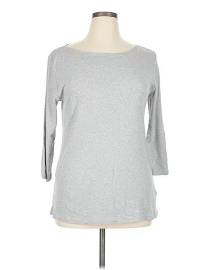 Pre-owned Caslon Casual Dress In Gray