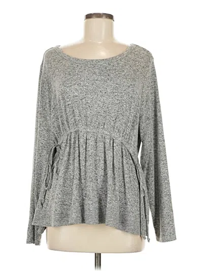 Pre-owned Caslon Casual Dress In Gray