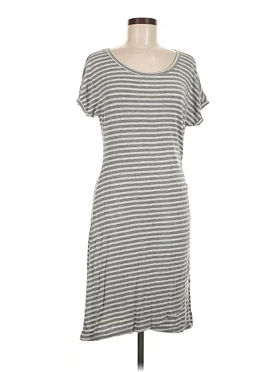 Pre-owned Caslon Casual Dress In Gray
