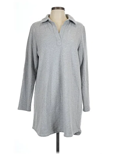 Pre-owned Caslon Casual Dress In Gray