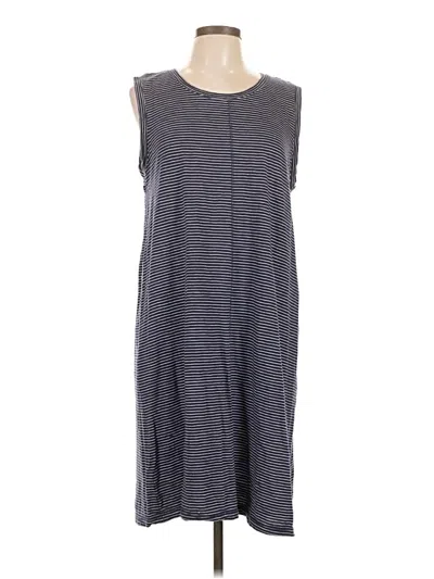 Pre-owned Caslon Casual Dress In Gray