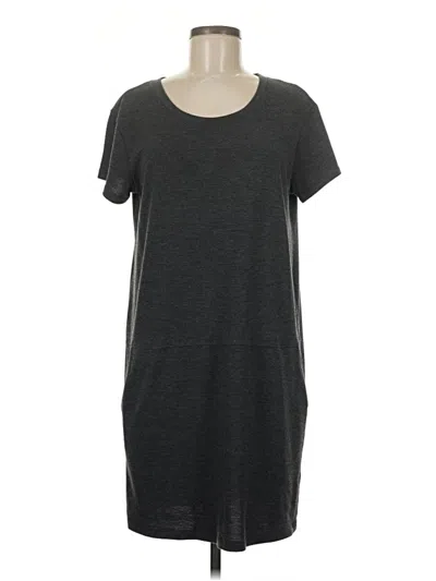 Pre-owned Caslon Casual Dress In Gray