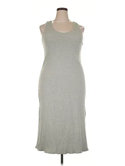 Pre-owned Caslon Casual Dress In Gray