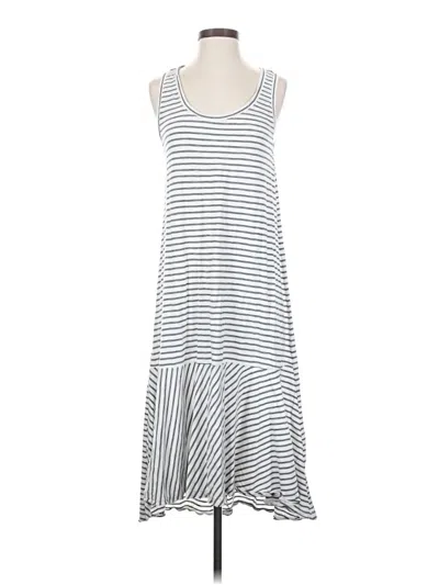 Pre-owned Caslon Casual Dress In Gray