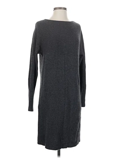 Pre-owned Caslon Casual Dress In Gray