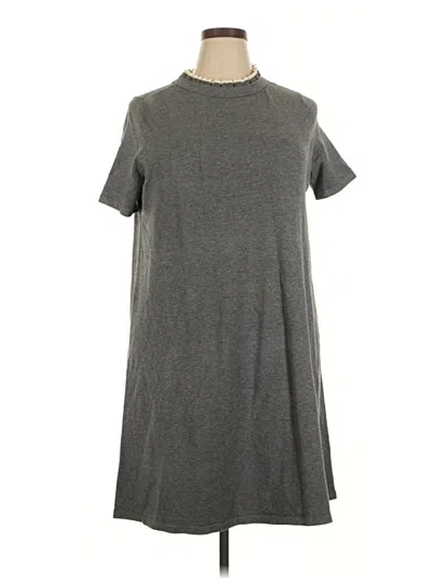 Pre-owned Caslon Casual Dress In Gray