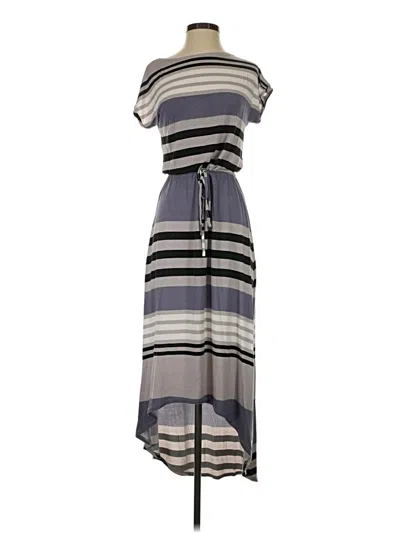 Pre-owned Caslon Casual Dress In Gray