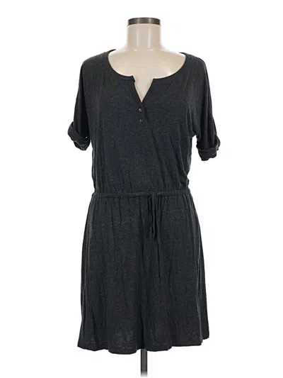 Pre-owned Caslon Casual Dress In Gray