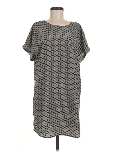 Pre-owned Caslon Casual Dress In Gray