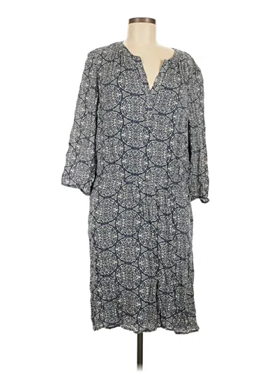 Pre-owned Caslon Casual Dress In Gray