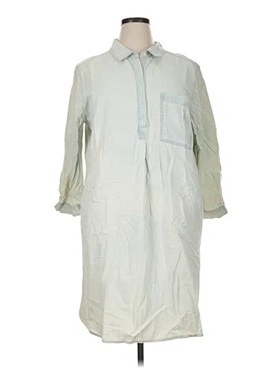 Pre-owned Caslon Casual Dress In Gray