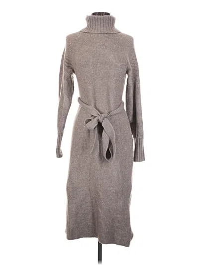 Pre-owned Caslon Casual Dress In Gray