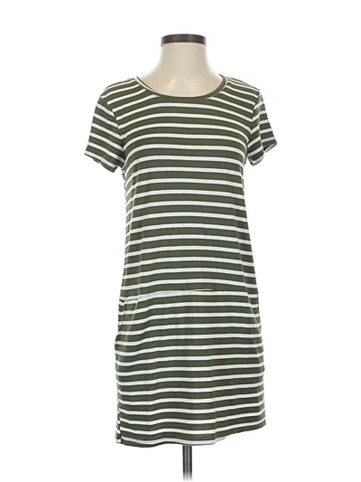 Pre-owned Caslon Casual Dress In Green