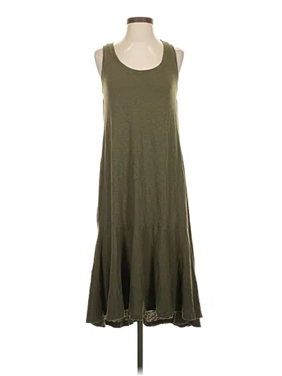Pre-owned Caslon Casual Dress In Green