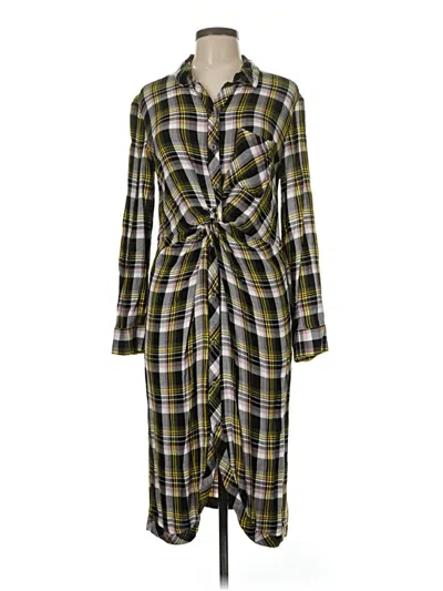 Pre-owned Caslon Casual Dress In Green