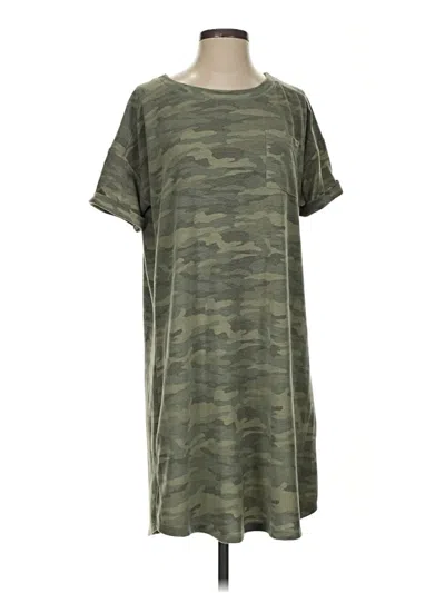 Pre-owned Caslon Casual Dress In Green