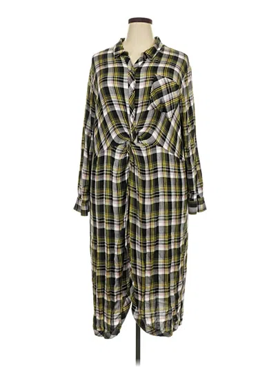 Pre-owned Caslon Casual Dress In Green