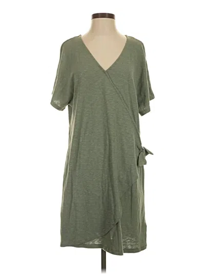 Pre-owned Caslon Casual Dress In Green