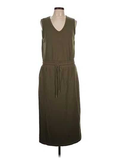 Pre-owned Caslon Casual Dress In Green