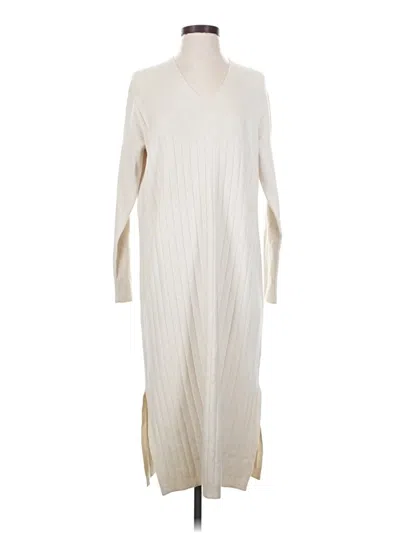 Pre-owned Caslon Casual Dress In Ivory
