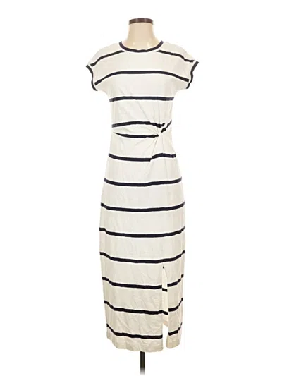 Pre-owned Caslon Casual Dress In Ivory
