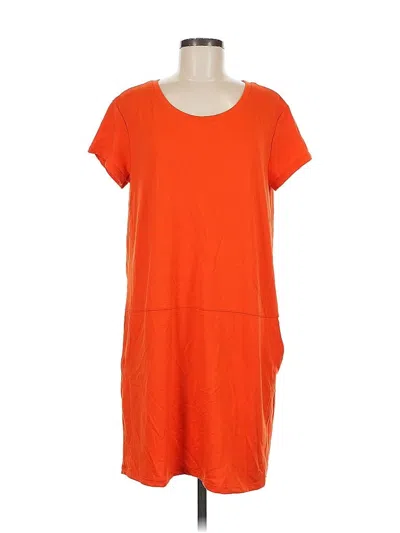 Pre-owned Caslon Casual Dress In Orange