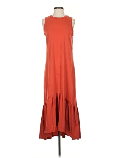 Pre-owned Caslon Casual Dress In Orange