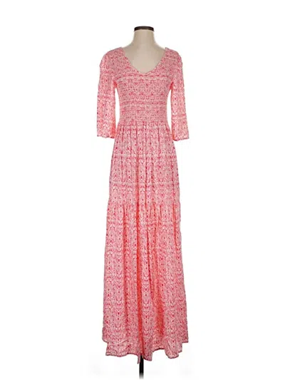 Pre-owned Caslon Casual Dress In Pink