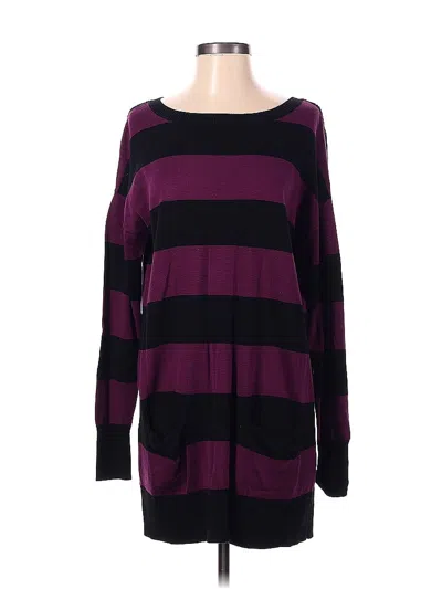 Pre-owned Caslon Casual Dress In Purple