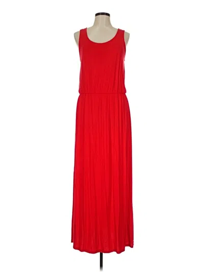 Pre-owned Caslon Casual Dress In Red