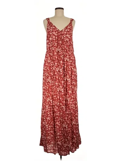 Pre-owned Caslon Casual Dress In Red