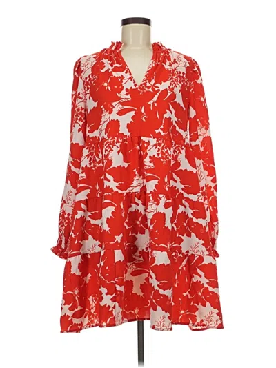 Pre-owned Caslon Casual Dress In Red