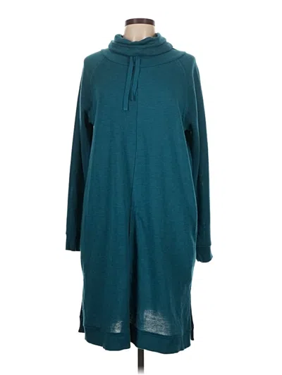 Pre-owned Caslon Casual Dress In Teal