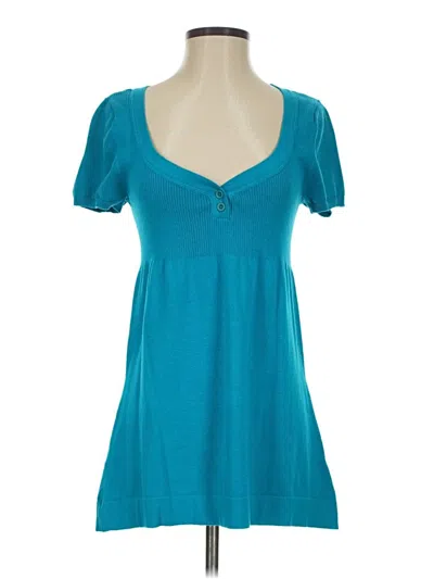 Pre-owned Caslon Casual Dress In Teal