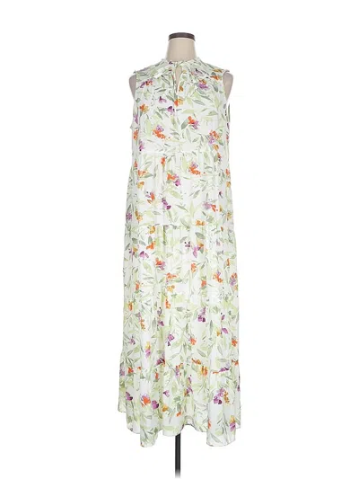 Pre-owned Caslon Casual Dress In White