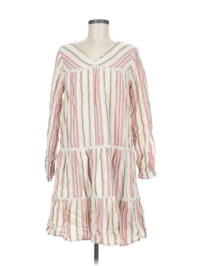 Pre-owned Caslon Casual Dress In White