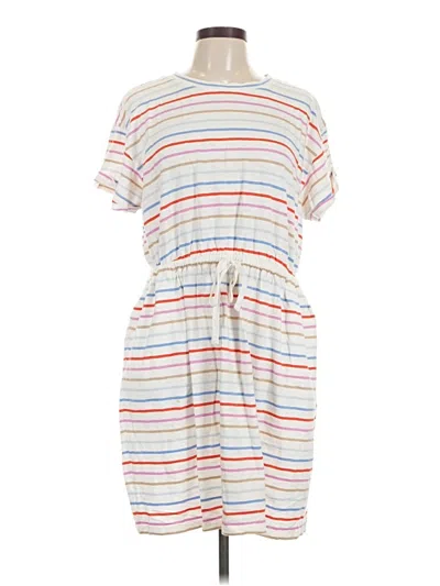 Pre-owned Caslon Casual Dress In White